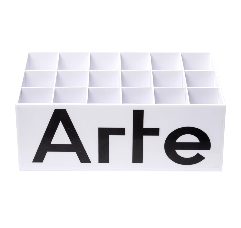 Espositore per belle arti 18 celle.
